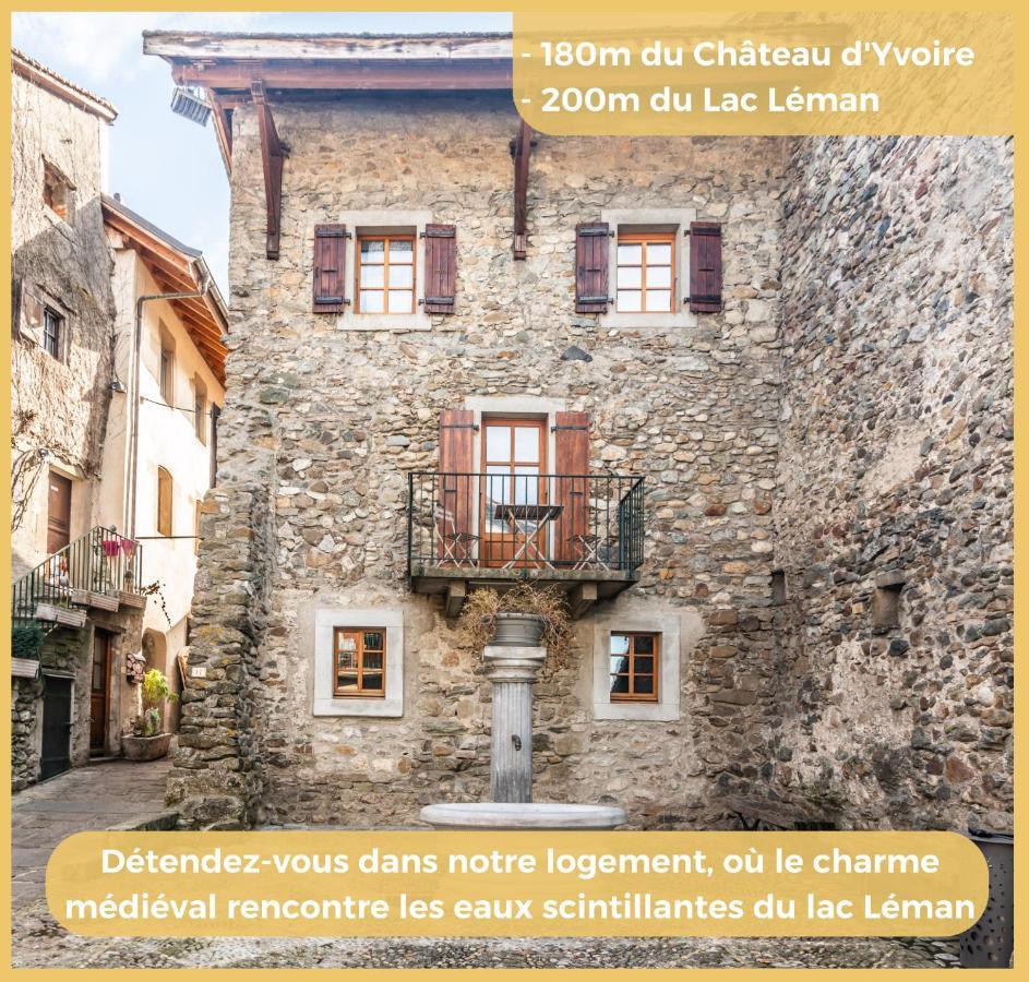 Maison En Duplex I Yvoire I Lac Leman I Medievale Ngoại thất bức ảnh